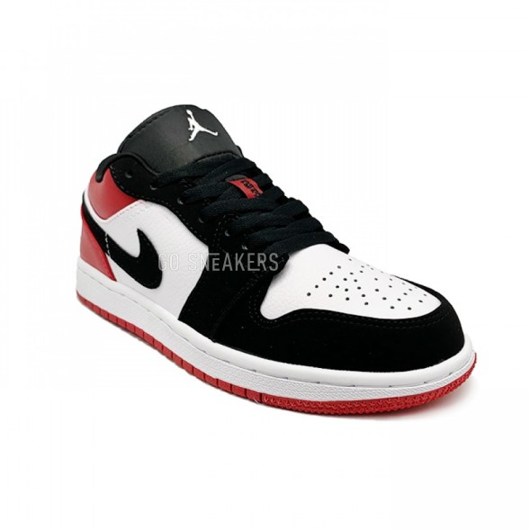 Унисекс кроссовки Nike Air Jordan 1 Low Black Toe (GS)