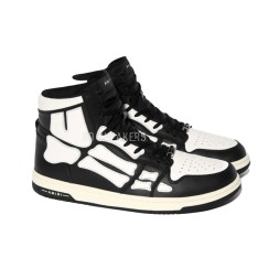 Amiri Skel Top High Black White