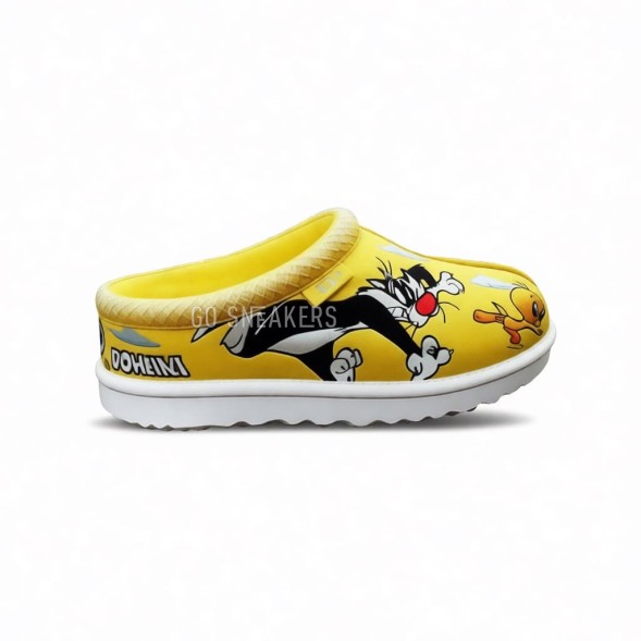 Унисекс зимние слипоны UGG x Palacе Tasman Looney Tunes Tweety