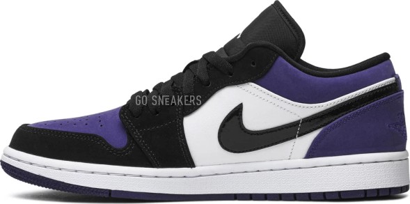 Мужские кроссовки Nike Air Jordan 1 Low &amp;#039;Court Purple&amp;#039;