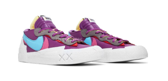 Унисекс кроссовки Nike KAWS x sacai x Blazer Low &amp;#039;Purple Dusk&amp;#039;