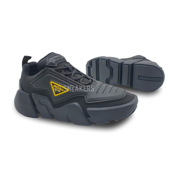 Женские кроссовки Prada Techno Stretch Black