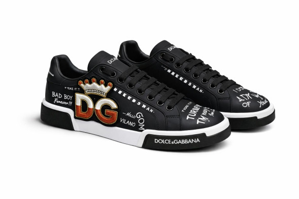 Унисекс кроссовки Dolce &amp; Gabbana Portofino Black