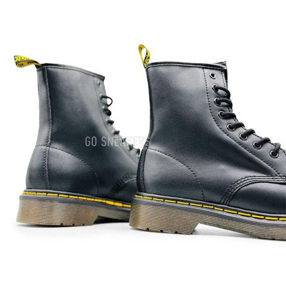 Мужские ботинки Martens Leather Man Autumn Black
