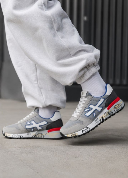 Женские кроссовки Premiata Mick 483 Grey/White