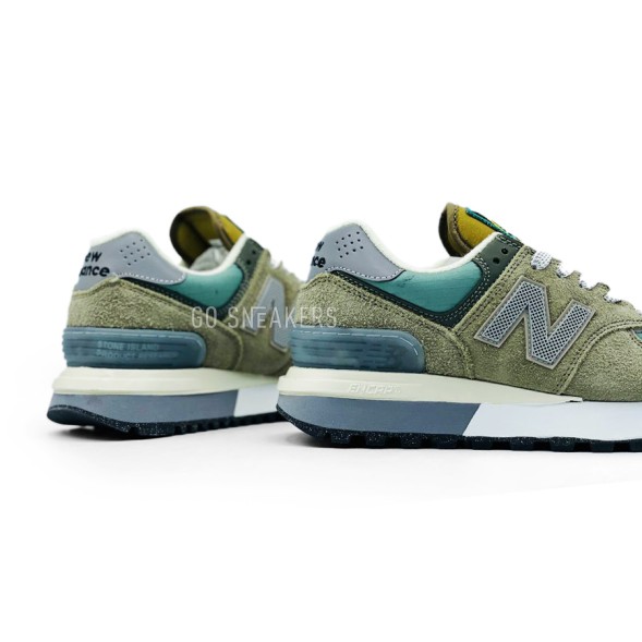 Унисекс кроссовки New Balance 574 Stone Island Khaki
