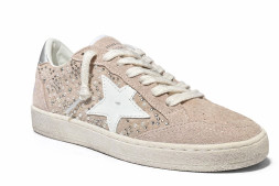 Golden Goose Rhinestones Suede Beige