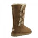 Женские высокие угги с пуговицами Tall Bailey Button Triplet II Chestnut