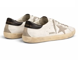 Golden Goose Super-Star Men's Black Heel Tab