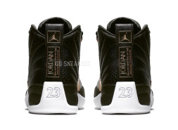 Nike Air Jordan 12 Retro Black Metallic Gold White