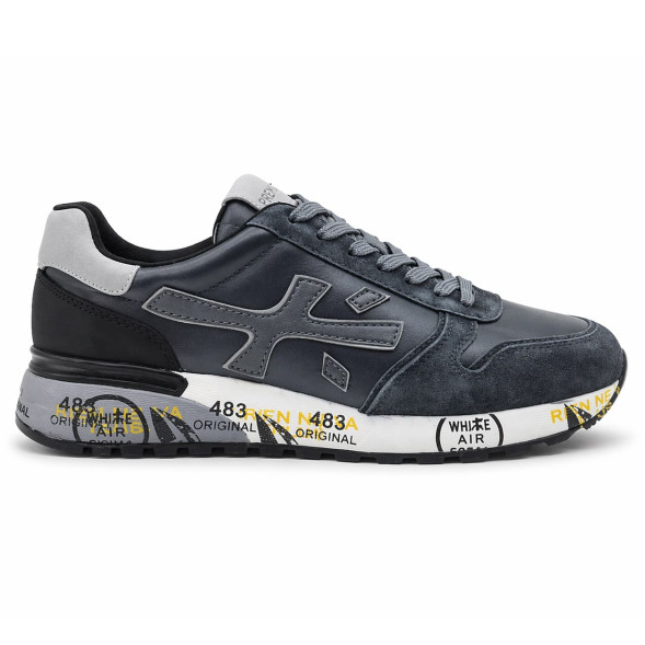 Унисекс кроссовки Premiata 483 Leather/Suede Dark Grey