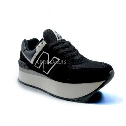 New Balance 574 Platform Black