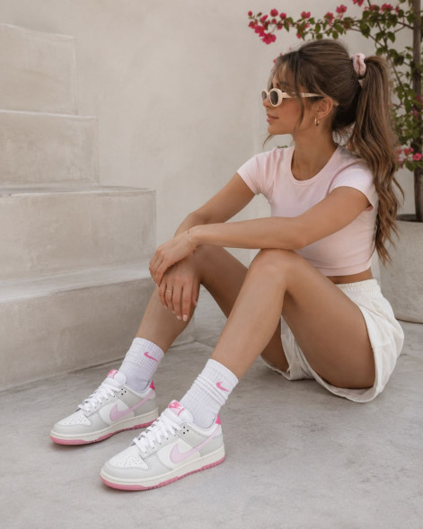 Женские кроссовки Nike Dunk Low 520 Pack - Pink Foam