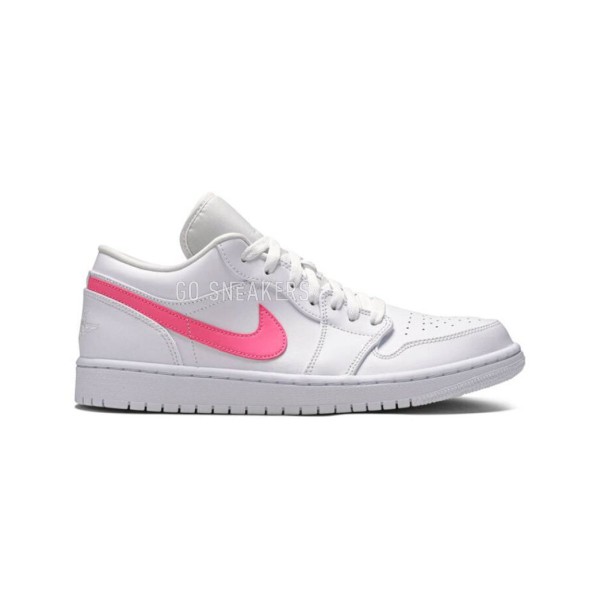 Унисекс кроссовки Nike Air Jordan 1 Low White Multi-Color Swoosh
