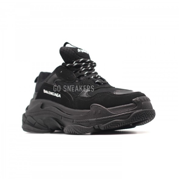 Мужские кроссовки Balenciaga Triple S Total Black