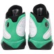 Унисекс кроссовки Nike Air Jordan 13 Retro White Lucky Green