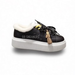 Miu Miu Winter Sneakers Platform Black