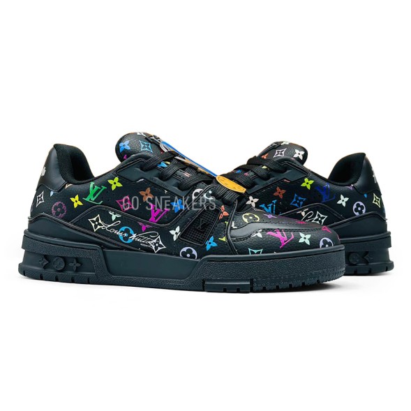 Женские кроссовки Takashi Murakami x Louis Vuitton Trainer &amp;#039;Black&amp;#039;
