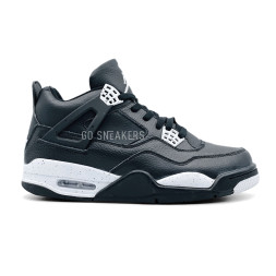 Nike Air Jordan Retro 4 Leather Black