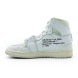 Унисекс кроссовки Nike Air Jordan 1 Mid Off Unisex White