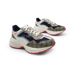 Gucci Rhyton White/Navy/Brown