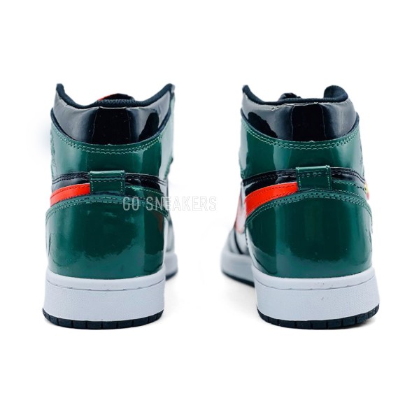 Унисекс кроссовки Nike Air Jordan Leather Black/Green