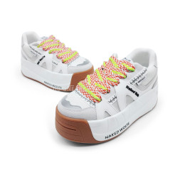 Naked Wolfe Slide White/Brown