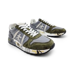 Premiata Textile/Suede Grey/Khaki