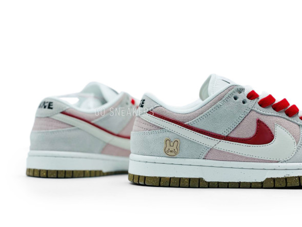 Унисекс кроссовки Nike Sb Dunk Low White Light/Pink/Grey